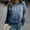 Blue, variant on LoyisViDion Women'S Casual Print Sweatshirts thermal Crewneck Long Sleeve T-Shirts Loose Com Yellow 8(L)