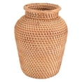 thumbnail image 1 of Rattan Woven Vase Art Vase Fashion Tabletop Decoration Plants Flower Pot Faddish Flower Pot for Home, 1 of 5