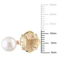 thumbnail image 2 of Everly Women's Cultured Pearl Rose Gold Plated Ring, 2 of 7
