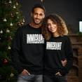 thumbnail image 2 of EcoLoom Immigrant Anti Racism Social Justice Long Sleeve Unisex Midweight Crewneck Sweatshirt, 2 of 4