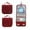Red, variant on Ktlvex Hanging Toiletry Bag for Traveling Waterproof Oxford Fabric Travel Wash Bag with Hanging Hook Foldable Multi-Compartment Toiletry Organizer for Bathroom Business Trip Gym Camping (Pink)