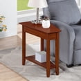 thumbnail image 2 of Convenience Concepts End Table Coffee Accent Table Rectangle in Cherry Wood, 2 of 8