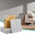 thumbnail image 2 of Paquete de 12 Paneles Acústicos Autoadhesivos de Espuma Insonorizante de Alta Densidad para , Puertas y Oficinas en Casa, Color Gris Plateado., 2 of 8
