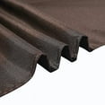 thumbnail image 4 of BalsaCircle 54" x 54" Square Polyester Tablecloth Chocolate Brown, 4 of 7