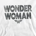 thumbnail image 2 of Wonder Woman Star Logo Unisex Adult Crewneck Sweatshirt, White, 5X-Large, 2 of 4