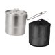 thumbnail image 5 of Olla para acampar al aire libre con tapa, olla para sopa de camping con bolsa de almacenamiento para mochileros, barbacoas, senderismo, picnic y super, 5 of 9