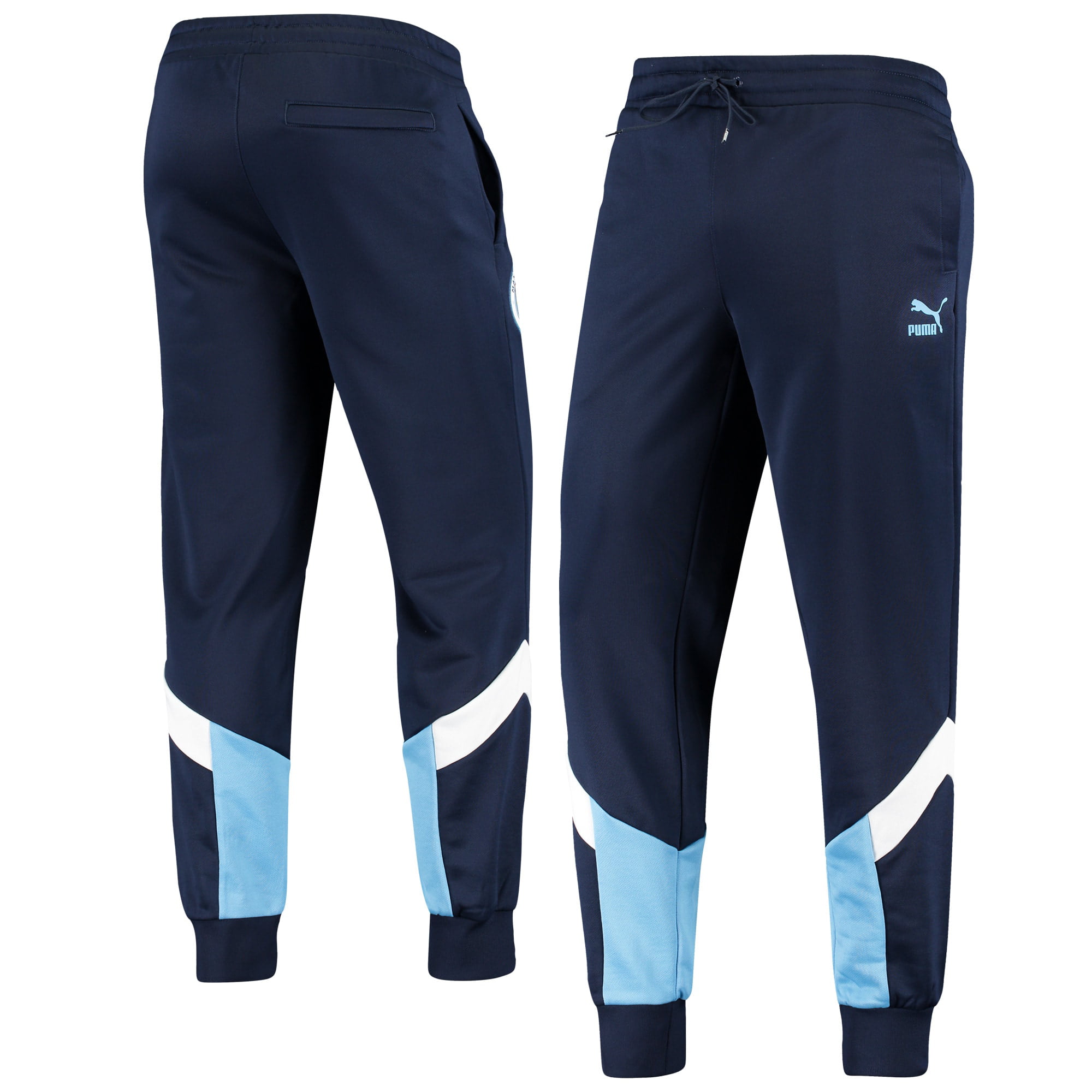 puma navy blue track pants