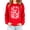 Red Sweatshirt, variant on Grizzlies Mascot Unisex Sweatshirt for Adults, Teens, & Kids School Sports Team Pride Sweater Red Sweatshirt Adult Large