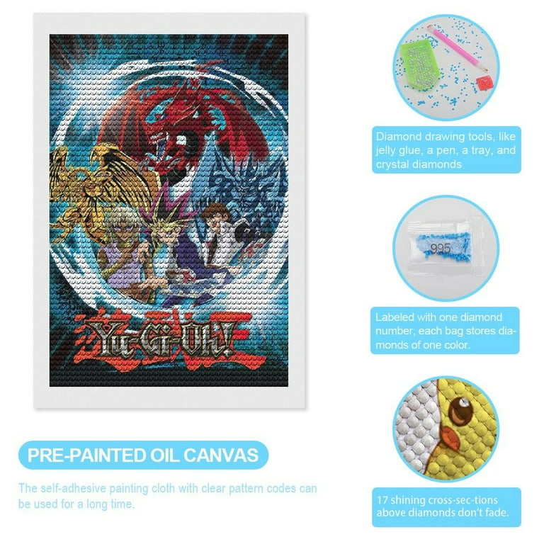 Diamond Art Kits for Adults Yu-Gi-Oh Full Drill Diamond Arts for