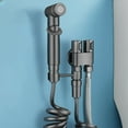 thumbnail image 2 of Hygienic Shower for Bathroom Toilet Bidet Shower Head Double Outlet Angle Valve, 2 of 7
