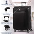 thumbnail image 2 of Travelpro Platinum Elite-Softside Expandable Spinner Wheel Luggage, Shadow Black, Checked-Large 29-Inch, 2 of 6