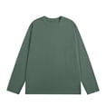 thumbnail image 4 of Yongwang Mens Long Sleeve Shirt Crew Neck Top Athletic Breathable Casual Basic Top for Sports Gym, 4 of 5