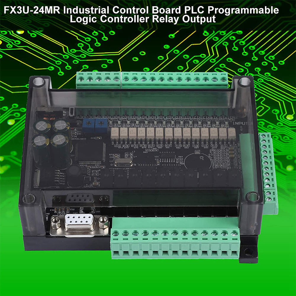 FX3U-24MR FX3U-24MR/MT PLC Industrial Control Board Controller RS485 Communication & RTC for Mitsubishi PLC Programmable Controller