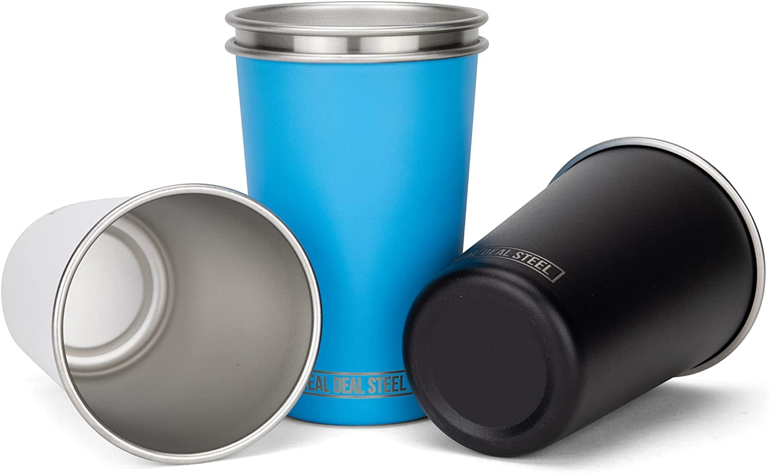 The Little Sipper - Stainless Steel Insulated Espresso Cups (Natural F –  Real Deal Steel