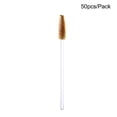 thumbnail image 4 of Linyer 50 Pieces Eyelash Brush One-Off Mascara Wands Makeup Brushes Excellent Workmanship Cosmetic Accessories for Extensions type13, 4 of 4