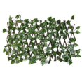 thumbnail image 1 of Valla de simulación Valla de Madera de Hoja Valla telescópica Pared jardín Patio decoración de Valla pequeña Valla con rábano Verde 20 * 40 cm, 1 of 5