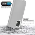 thumbnail image 2 of Galaxy A52 5G Case for Samsung Galaxy A52 5G Case Military Drop Shockproof Armor Heavy Duty Rugged 3 in 1 Protection Cover for Galaxy A52 5G Phone Case (Grey+White), 2 of 14