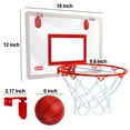 JBee Ctrl Mini Basketball Hoop for Kids Indoor Mini Hoop over the Door