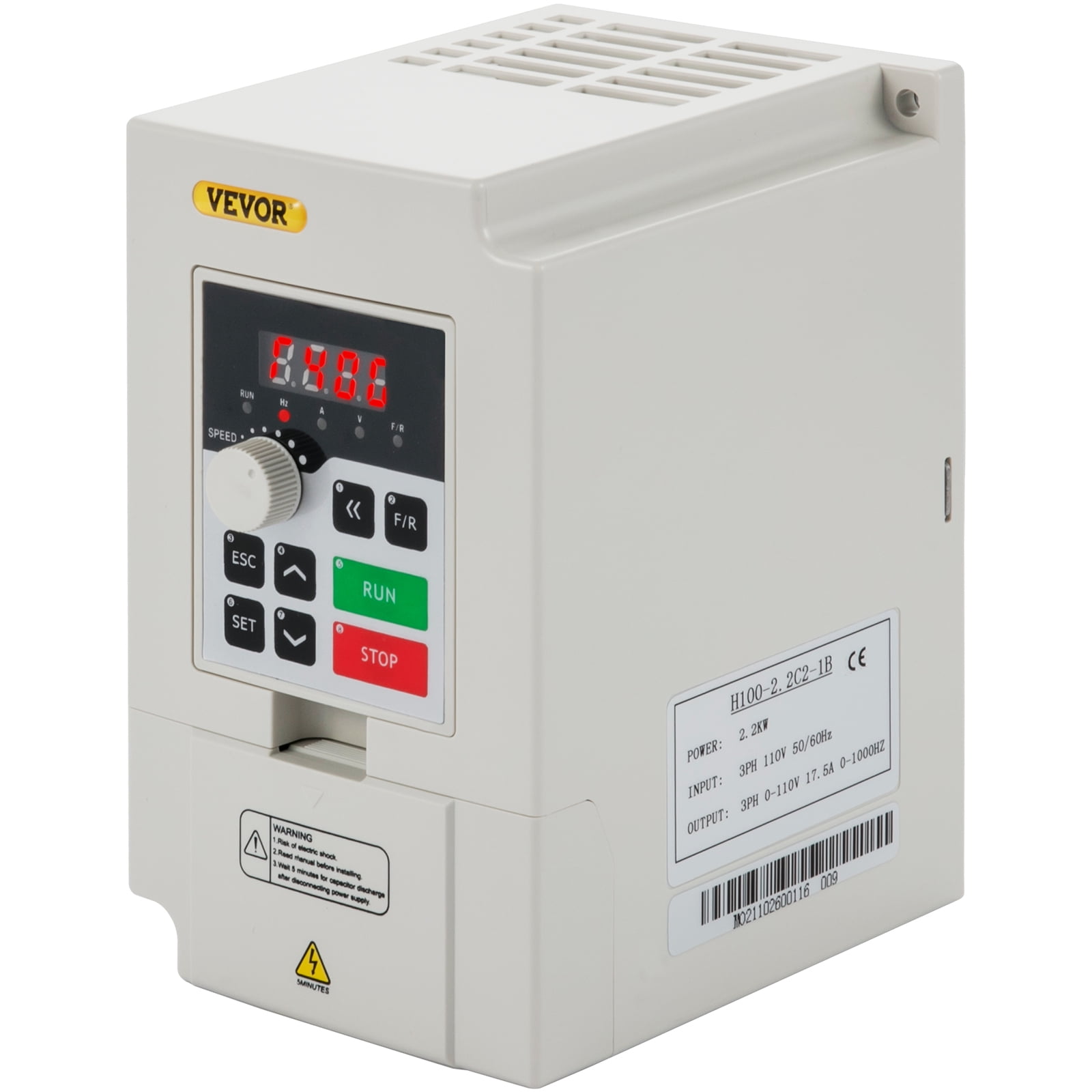 7.5KW 220V 10HP 34A VFD VARIABLE FREQUENCY DRIVE INVERTER  CE QUALITY 