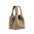 thumbnail image 5 of Bolso de piel de vaca de capa superior, bolso tipo cubo a juego, bolso de mujer de piel auténtica, bolso de mano de alta gama, 5 of 5