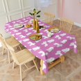 thumbnail image 5 of Cute Cartoon Poodle Dogs Rectangle Tablecloth 60"x102",Waterproof Polyester Rectangle Table Cloth, Wipeable Spillproof Polyester Tablecloth for Dining, Camping, Indoor and Outdoor, 5 of 6