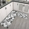 thumbnail image 2 of Pioneer Flower Floral Print Pattern Kitchen Rugs Sets Of 2,Anti Fatigue Kitchen Mat Rugs Non Slip Washable,Decorative Kitchen Floor Mats for Kitchen,Sink,Laundry,17"x30"+17"x47", 2 of 7