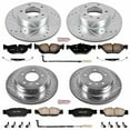thumbnail image 3 of PowerStop Front and Rear Z23 Evolution Sport Carbon-Fiber Ceramic Brake Pad and Drilled & Slotted Rotor Kit Fits: BMW Select Models K4102, 3 of 10