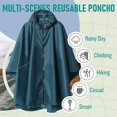 thumbnail image 4 of Poncho impermeable para adulto con cremallera., 4 of 5
