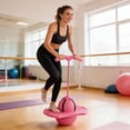 thumbnail image 3 of Moon bounce ball, bouncing ball pogo stick, Balance Jumping Ball with Handle and Ball Pump - Durable Pogo Jumper for Outdoor Play - Active Fitness Toy, 3 of 9