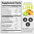 thumbnail image 2 of Kaged Muscle, PRE-KAGED Sport, Pre-Workout Performance Formula, Mango Lime, 9.38 oz (266 g), 2 of 8