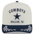 thumbnail image 2 of Men's New Era  Cream/Navy Dallas Cowboys 2025 NFL Draft A-Frame 9FIFTY Snapback Hat, 2 of 5