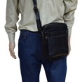 thumbnail image 6 of Genuine Leather Man Purse Shoulder Bag Small Mens Crossbody Messenger Bags for Work & Travel, 6 of 9