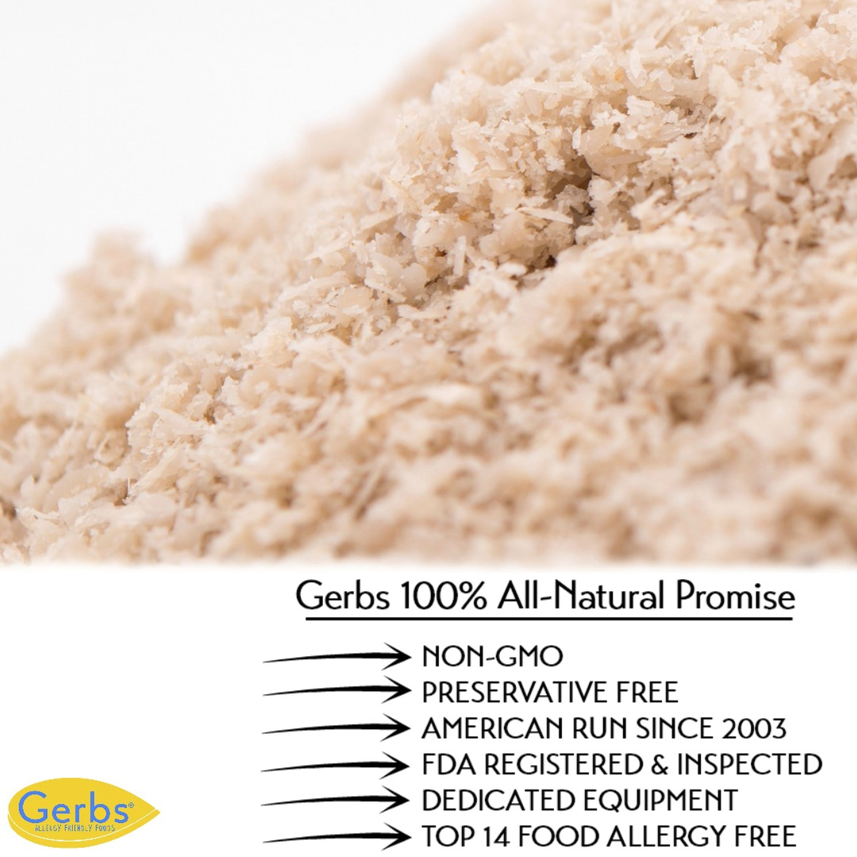 Ground Raw Sunflower Seed Meal By Gerbs - 2 LBS - Top 14 Food Allergen Free & Non GMO - Vegan - Kosher - Full Oil Content