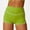 Green, variant on Women's Shorts Elastic Waist High-waisted Hip Lift Gym Shorts High-bounce Tights Peach Yoga Shorts
