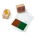 thumbnail image 6 of Melissa & Doug Farm Themed Wooden Stamp Set with 20 Stamps, 5 Colored Pencils, (27 Piece Set), 6 of 10