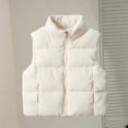 thumbnail image 2 of StSilkitty Boys Girls Vest Zip up Sleeveless Stand Collar Jackets Outerwear Winter Outdoor Warm Vest with Pockets, 2 of 9