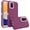 Purple, variant on Asuwish Compatible with Samsung Galaxy A07 2025 4G/5G Phone Case Hybrid Rugged Shockproof Hard Protective Drop Proof Full Body Heavy Duty Mobile Cell Cover for Ao7 A 07 G5 07A Women Men Black