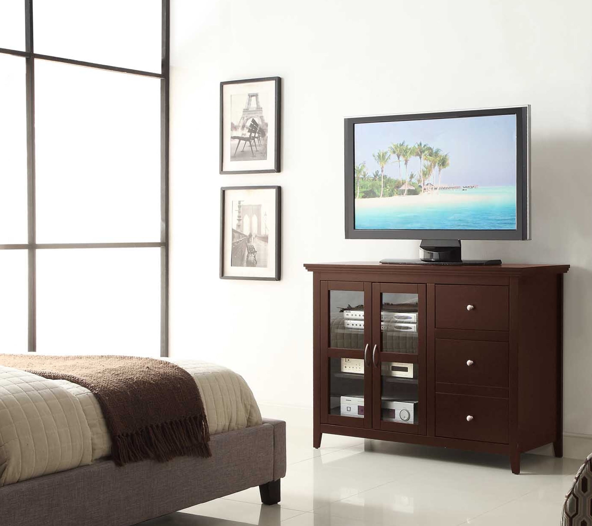 Convenience Concepts Sierra Highboy Tv Stand For Tvs Up To 50 Convenience Concepts Sierra Highboy Tv Stand For Tvs Up To 50