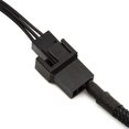 SATA 15-Pin to 3-Way 3-Pin and 4-Pin PC Cooling Fan Adapter Power Cable ...