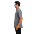 thumbnail image 3 of Zfeel Men's Breathable Polo Shirt, Casual Polo for Adult, Pure Stretch Polyester, Charcoal, S, 3 of 5
