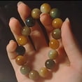 thumbnail image 2 of Dunhuang Bodhi Root Buddha Bead Bracelet Wenwan Style Rosary Natural Prayer Beads Handcrafted Meditation Spiritual Gift, 2 of 4