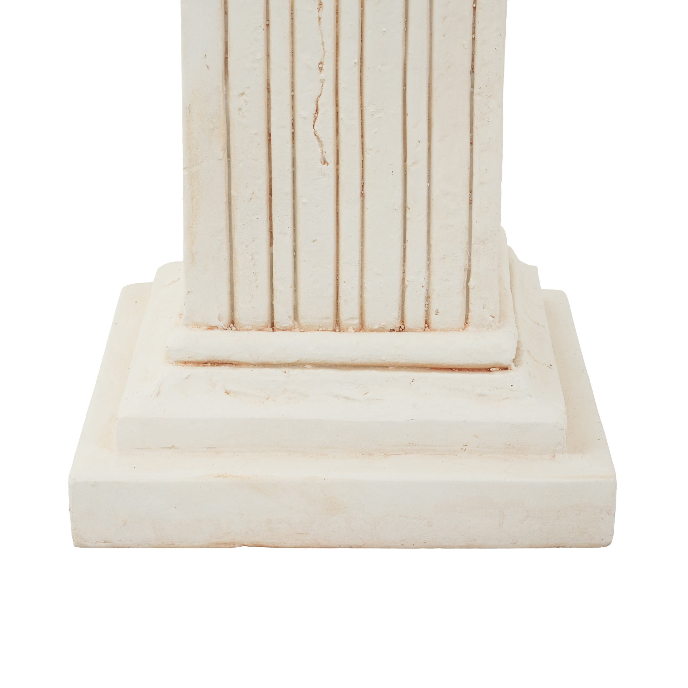 Christopher Knight Home 39" MGO Roman Column Stand, Decorative Plants & Flowers Pedestal, Antique White