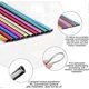 thumbnail image 3 of Car Air Conditioner Decoration Strip for Vent Outlet, 20 Pieces Universal Waterproof Bendable Air Vent Outlet(Ice Blue), 3 of 4