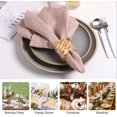 thumbnail image 5 of 6 anillos para servilletas navideños, anillos para servilletas de granja tejidos a mano para la víspera de Año Nuevo, anillos para servilletas rústicos de otoño para decoración de mesa navideña, 5 *, 5 of 5