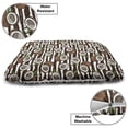 thumbnail image 3 of Tropical Pet Bed, Coconut Palm Tree Exotic Climates Beach Ocean Island Jungle Rainforest, Resistant Pad for Dogs and Cats Cushion with Removable Cover, 24" x 39", Dark Brown Green White, by Ambesonne, 3 of 4