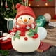 thumbnail image 5 of Colgante plano de acrílico navideño, muñeco de nieve navideño, coche, decoración para árbol de Navidad., 5 of 6