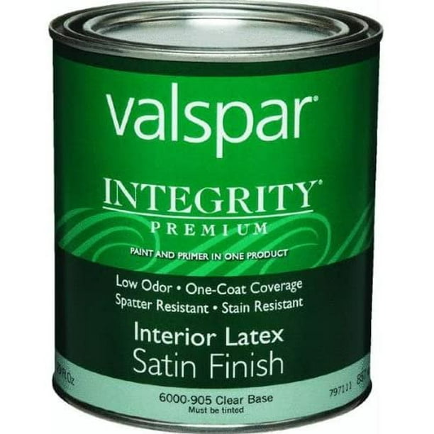 Integrity Interior Latex Satin Wall Paint, INT SAT CLEAR BS PAINT