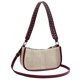 thumbnail image 2 of Bolso de Paja JShteea Bolso de Cuero PU para Axila Cruzado rojo, 2 of 9