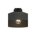thumbnail image 4 of Franklin Iron Works Arnett Rustic Industrial Semi Flush Mount Outdoor Ceiling Light Black 12" Damp Rated for Post Exterior Barn Deck House Porch Yard, 4 of 7