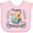 AD-Pink, variant on Inktastic Happy Hanukkah Dreidel and Laurels Boys or Girls Baby Bib